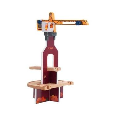 Imagem de Brinquedos De Trem De Madeira Para Crianças Com Acessórios De Ponte E 