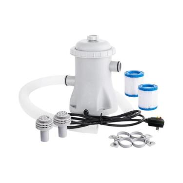 Imagem de Bomba De Filtro Elétrica Para Piscinas Acima Do Solo 330 GPH Com 2 Car