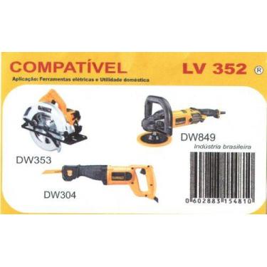 Imagem de Escova Carvão Lixadeira Serra Sabre Dewalt Lv352 - LUVIC
