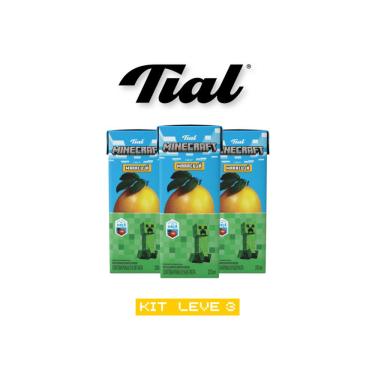 Imagem de Suco Tial Minecraft Maracujá 200 Ml - Kit 3 Unidades
