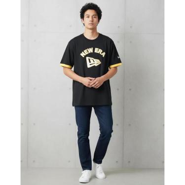 Imagem de CAMISA MASCULINA NEW ERA JERSEY PRETA AMARELA-Masculino