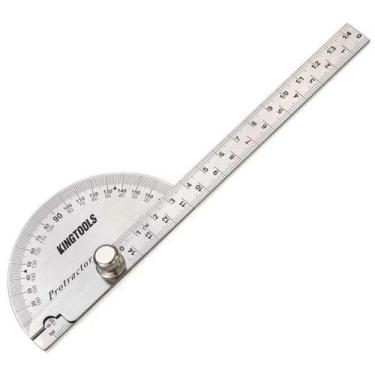 Imagem de Transferidor de Grau Tipo Meia Lua 180 Graus KINGTOOLS - King Tools