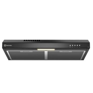 Imagem de Depurador de Ar Electrolux 60cm Preto Alto Poder de Sucção, Luz LED e Filtragem Dupla (DE6SB)