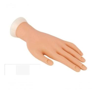 Imagem de Mão Treino Manicure Unha Acrigel Porcelana Fibra Uv Led