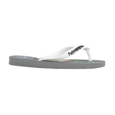 Imagem de Chinelo Havaianas Top Minecraft Adulto Cinza/Branco