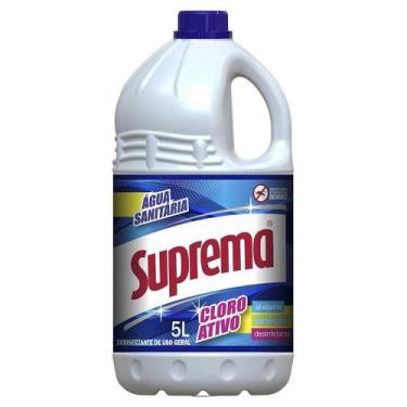 Imagem de Água Sanitária com cloro ativo Suprema 5 Litros