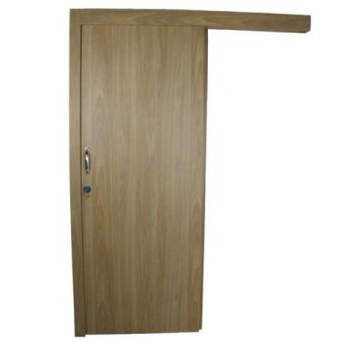 Imagem de Kit porta de Madeira Completa 213cm x 60cm Batente regulavel de 16 a 1
