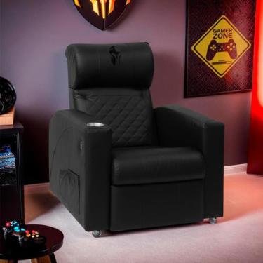 Imagem de Poltrona Cadeira Gamer Reclinável Ergonômica Sparta Com USB - SOFA STO