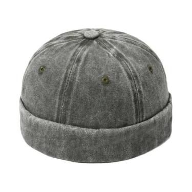 Imagem de Chapéu Masculino Retrô De Denim Gua Skin Para Quatro Estações, Estilo 