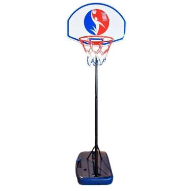 Imagem de Cesta de Basquete Portátil Ajustável Aro de Ferro com Rede-Unissex