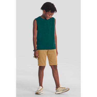 Imagem de Regata infantil menino em meia malha Brandili-Verde