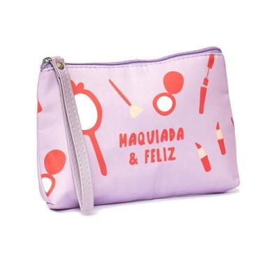 Imagem de Necessaire - Florie - Bolsinha - Maquiada e Feliz - Roxa