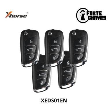 Imagem de Lote 5 Chaves VVDI Xhorse Xeds01en Ds Style Com Super Chip