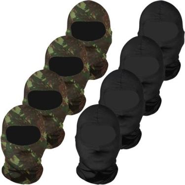 Imagem de Kit 8 balaclavas balaclava touca toca ninja bandana UV50+ - EX311, 4 p
