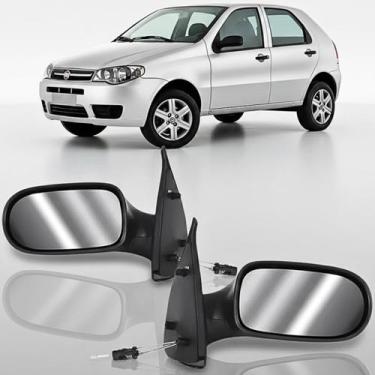 Imagem de Par Retrovisor Palio Siena G3 2004 2005 2006 2007 4 Portas Com Control