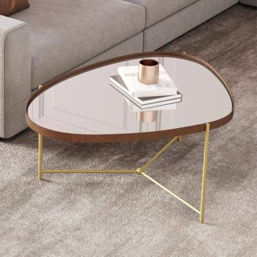 Imagem de Mesa de Centro Organica Espelhada Alamanda JB Moveis
