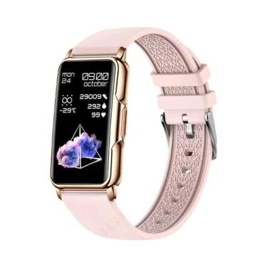 Imagem de Relógio Inteligente Feminino Com Bluetooth, Rastreador De Fitness, Mon