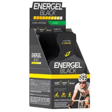 Imagem de Energel Black - 10 Sachês Limonada - BodyAction - Body Action