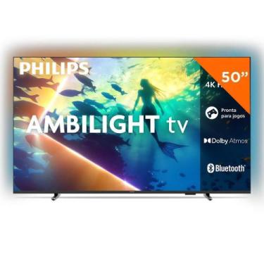 Imagem de Smart TV Philips 50 Polegadas 4K UHD com Ambilight - PUG8100/78