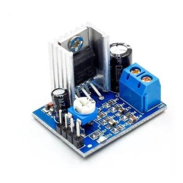 Imagem de Módulo Amplificador de Áudio TDA2030 18W Mono com Dissipador - OEM