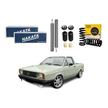 Imagem de Kit Amortecedor Mola Dianteira Saveiro 1.6 1.8 1985 A 1987 - Nakata