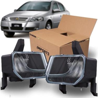 Imagem de Par De Farol Milha Neblina Dianteiro Imports Astra 2003 A 2011 Kit530