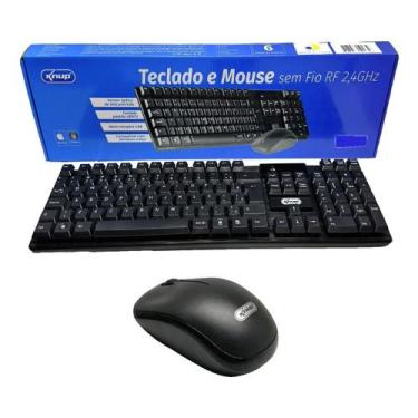 Imagem de Teclado E Mouse Sem Fio Compatível Windows Mac Xbox Ps5 - KNUP