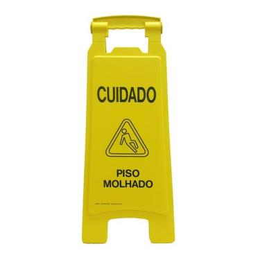 Imagem de placa cavalete piso molhado - sem marca