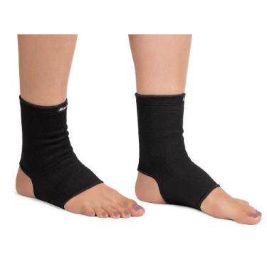 Imagem de Tornozeleira Mercur Elastica, Preto, M