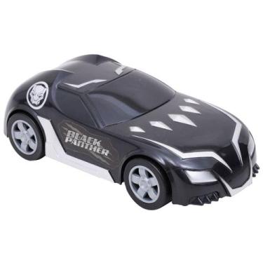Imagem de Brinquedo Carrinho Carro Vingadores Marvel Pantera Negra Wakanda Fricç