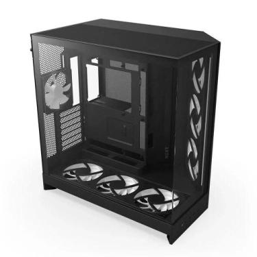 Imagem de Gabinete gamer nzxt h9 flow rgb preto com fan modelo cm-h92fb-r1