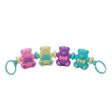 Imagem de Mobile Baby Elefantes Coloridos para Carrinho de Bebê ou Berço - Pica 