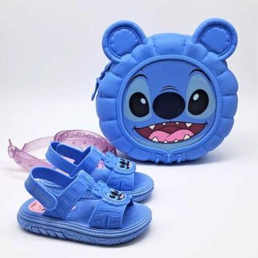 Imagem de Sandália Bebê Grendene + Bolsa Infantil Stich Estilo 23224 - Grendene 
