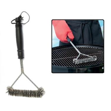 Imagem de Escova Brush Aço Inoxidável Limpa Grill Grelha Churrasqueira - KOPECK