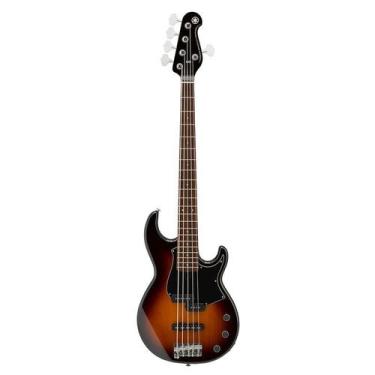 Imagem de Baixo yamaha bb435 5 cordas tbs tobacco brown sunburst