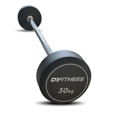 Imagem de Barra Montada Reta Emborrachada - Elite 30kg - D1Fitness
