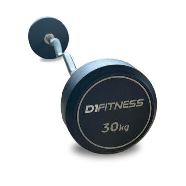 Imagem de Barra Montada W Emborrachada - Elite 30kg - D1Fitness