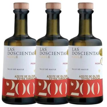 Imagem de Kit 3 Azeite de Oliva Chileno Picual Las Doscientas Extravirgem 500ml