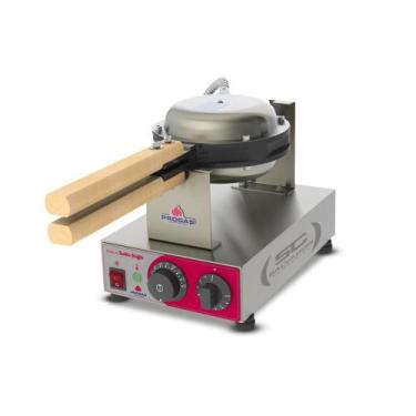 Imagem de Máquina Chapa Prensa Molde de Bubble Waffle Profissional PRKB-10 Progá