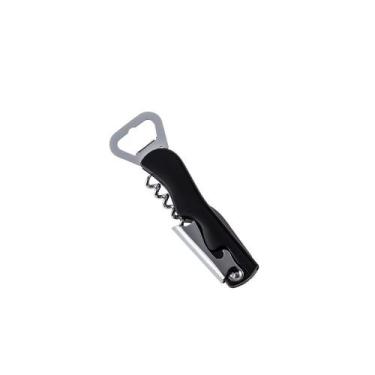 Imagem de Abridor de Garrafas e Saca Rolha Preto Canivete Aço Inox - WECK