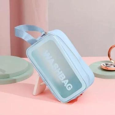 Imagem de Necessaire com Alça Impermeável Washbag - Azul P - Grazzy Moda e Acess