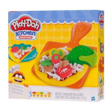 Imagem de Massinha Play-Doh Festa da Pizza com Acessórios Hasbro - 630509324897 