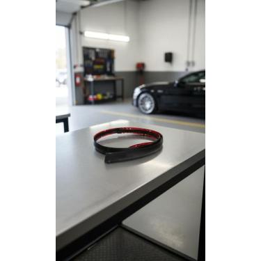 Imagem de Par de Frisos de Teto Automotivos em Borracha Preta - Congratulations 