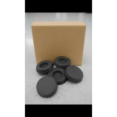 Imagem de Kit 05 Tampões de Borracha 20mm Vedação Furo Assoalho - Congratulation
