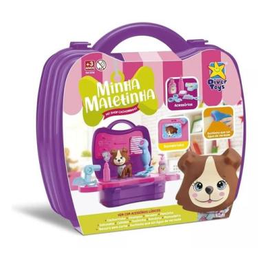 Imagem de Minha Maletinha Pet Shop Cachorrinho C/Acessórios - DIVERTOYS