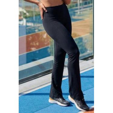 Imagem de Calça Legging Fitness Flare Polo Wear Preto, Preto, GG