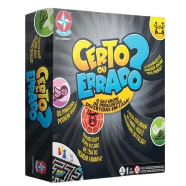 Imagem de Jogo de Tabuleiro Certo ou Errado Estrela