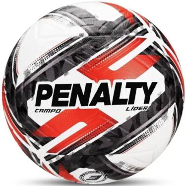 Imagem de Bola Campo Penalty Lider N3 Infantil Futebol Oficial, Vermelho
