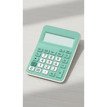 Imagem de Calculadora de Mesa 12 Dígitos Visor Amplo Verde - Congratulations Sto