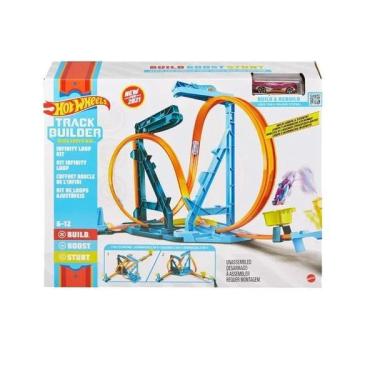 Pista Hot Wheels: Wave Racers Double Track Set Triple Skyloop Race